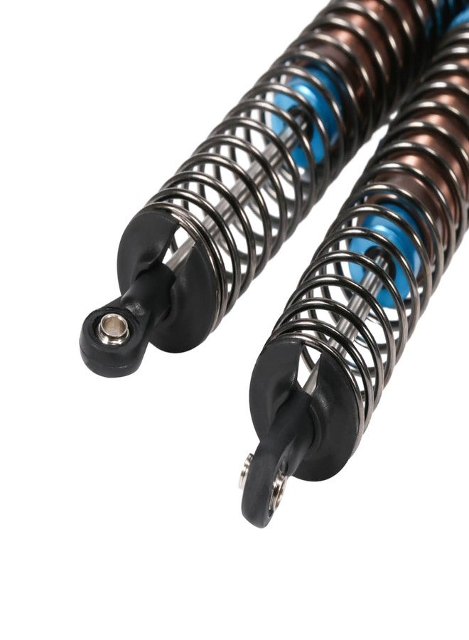 YSKMLOLP 1/10 RC Cars Oil Leakproof Shocks,2Pcs Adjustable Oil Filled Shocks 52mm-120mm for 1/10 RC Buggy Truggy On Road Touring Drift Cars Monster Trucks Upgrade Parts (2pcs 75mm blue) - Image 4